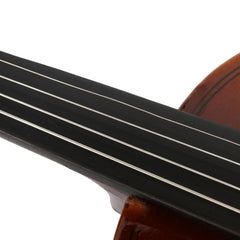 Szzzp 3/4 Acoustic Violin Case Bow Rosin Natural
