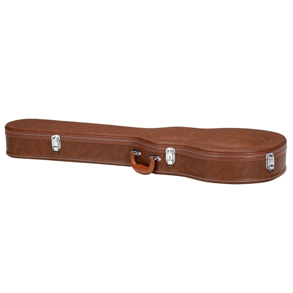 Szzzp Hard-Shell Electric Guitar Case for GLP Style Electric Guitar Bulge Surface - Brown