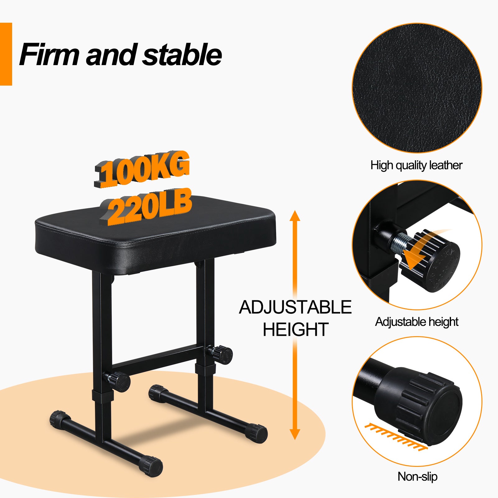 Szzzp Portable Heavy Duty Piano Z Style Stand Adjustable Height and Width, and Bench Set for 54-88 Key Electric Pianos