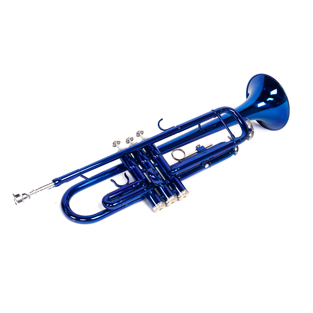 Szzzp Brass B Flat Trumpet Gloves Set Blue