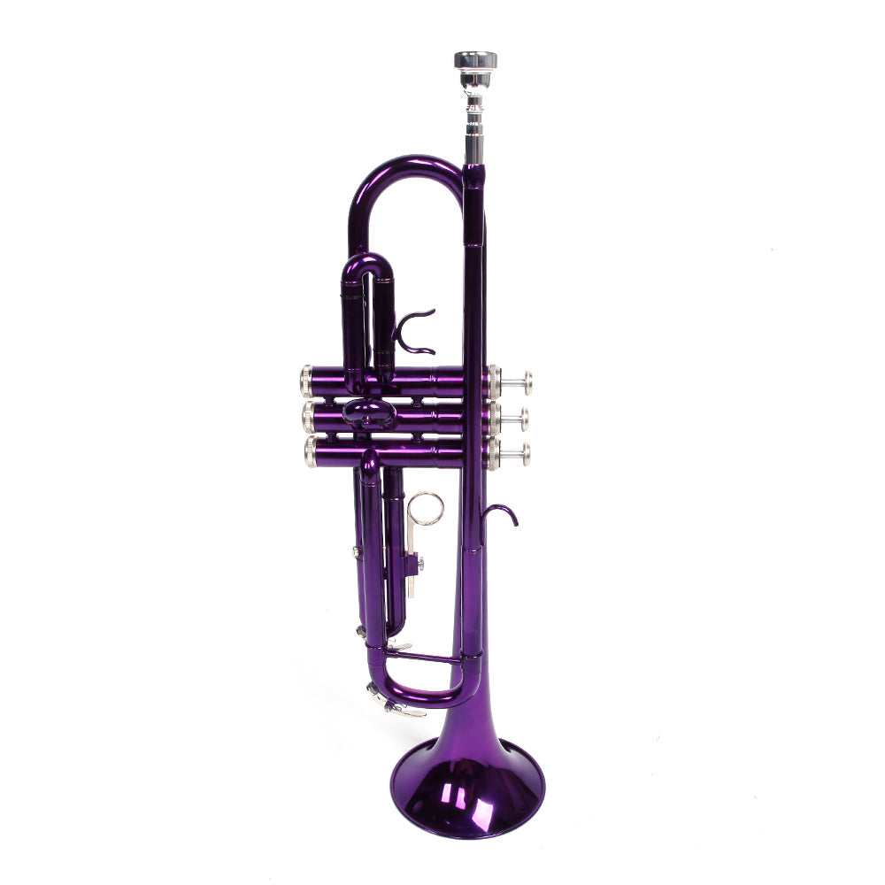 Szzzp Brass B Flat Trumpet Violet