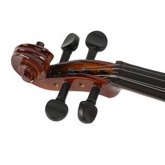 Szzzp 3/4 Acoustic Violin Case Bow Rosin Natural