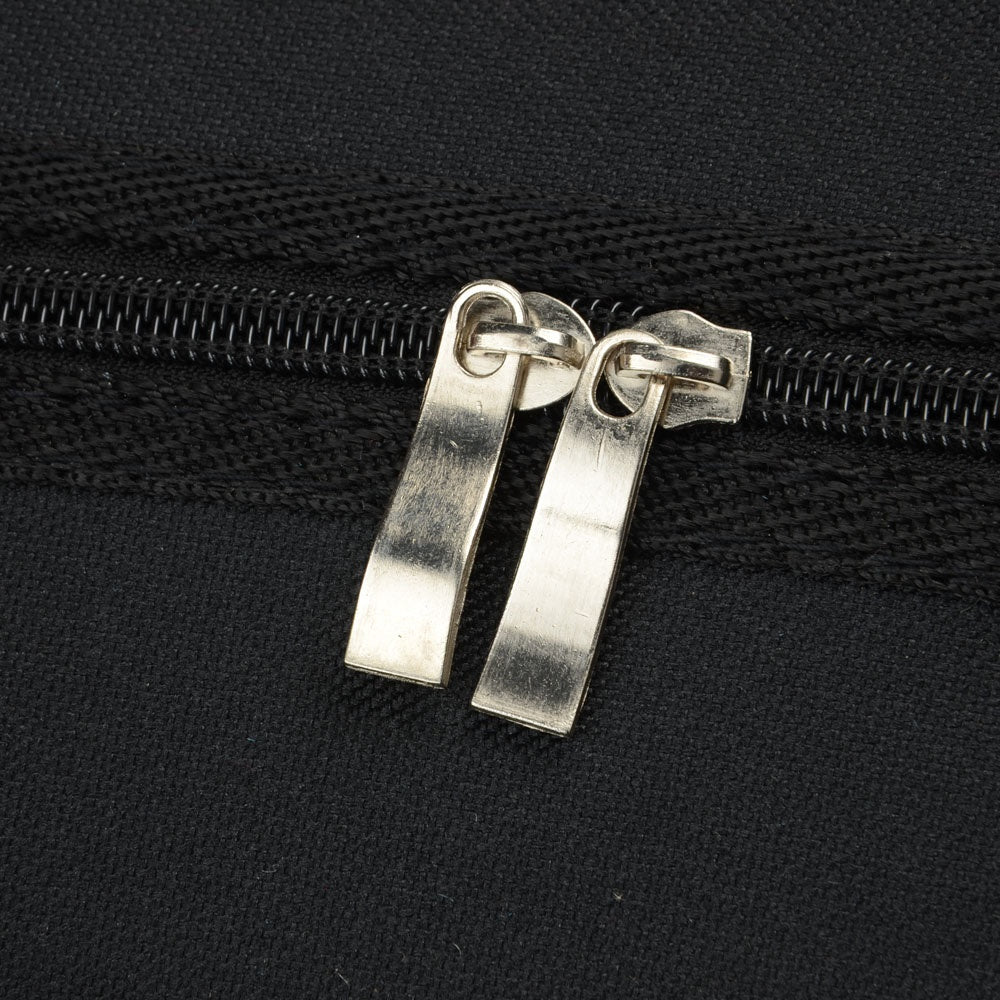 Szzzp Fashion Square Shape Nylon Voilin Bag Black