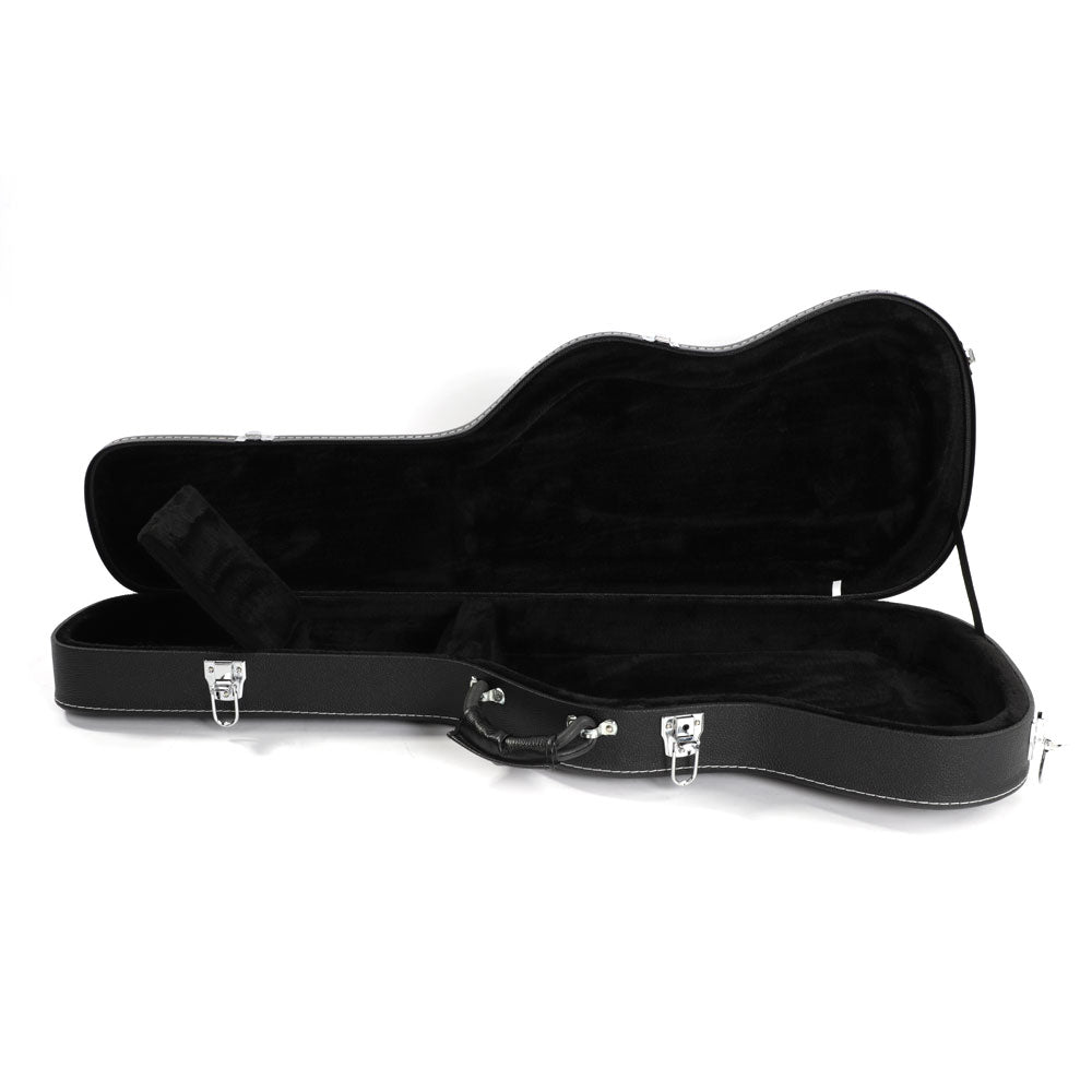 Szzzp ST High Grade Electric Guitar Hard Case Microgroove Flat Surface Straight Flange Black