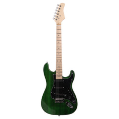 Szzzp ST Stylish Green Electric Guitar with Black Pickguard