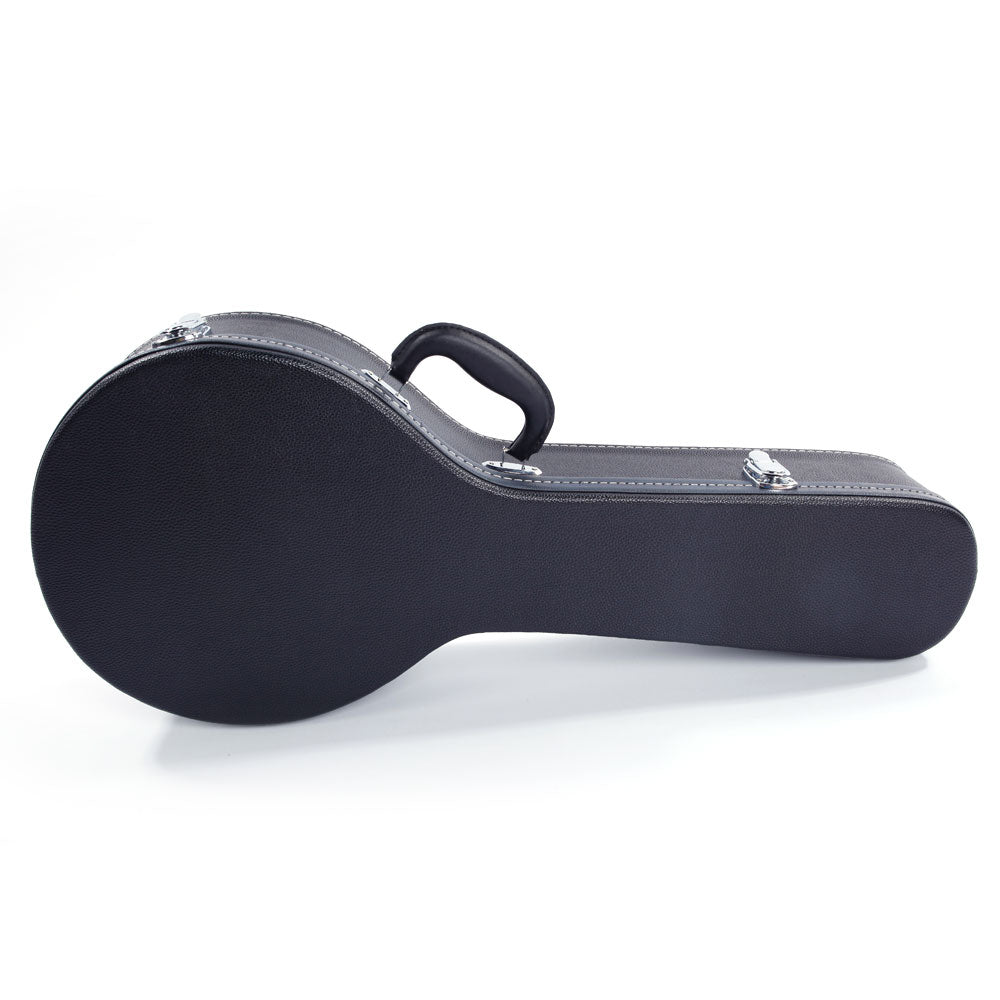 Szzzp Full Size 4/4 Bunnel Edge Electric Silent Violin with Case Bow Rosin Headphone Connecting Line Black