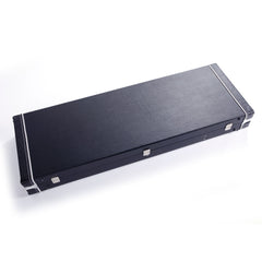 Szzzp ST High Grade Electric Guitar Square Hard Case Microgroove Flat - Black