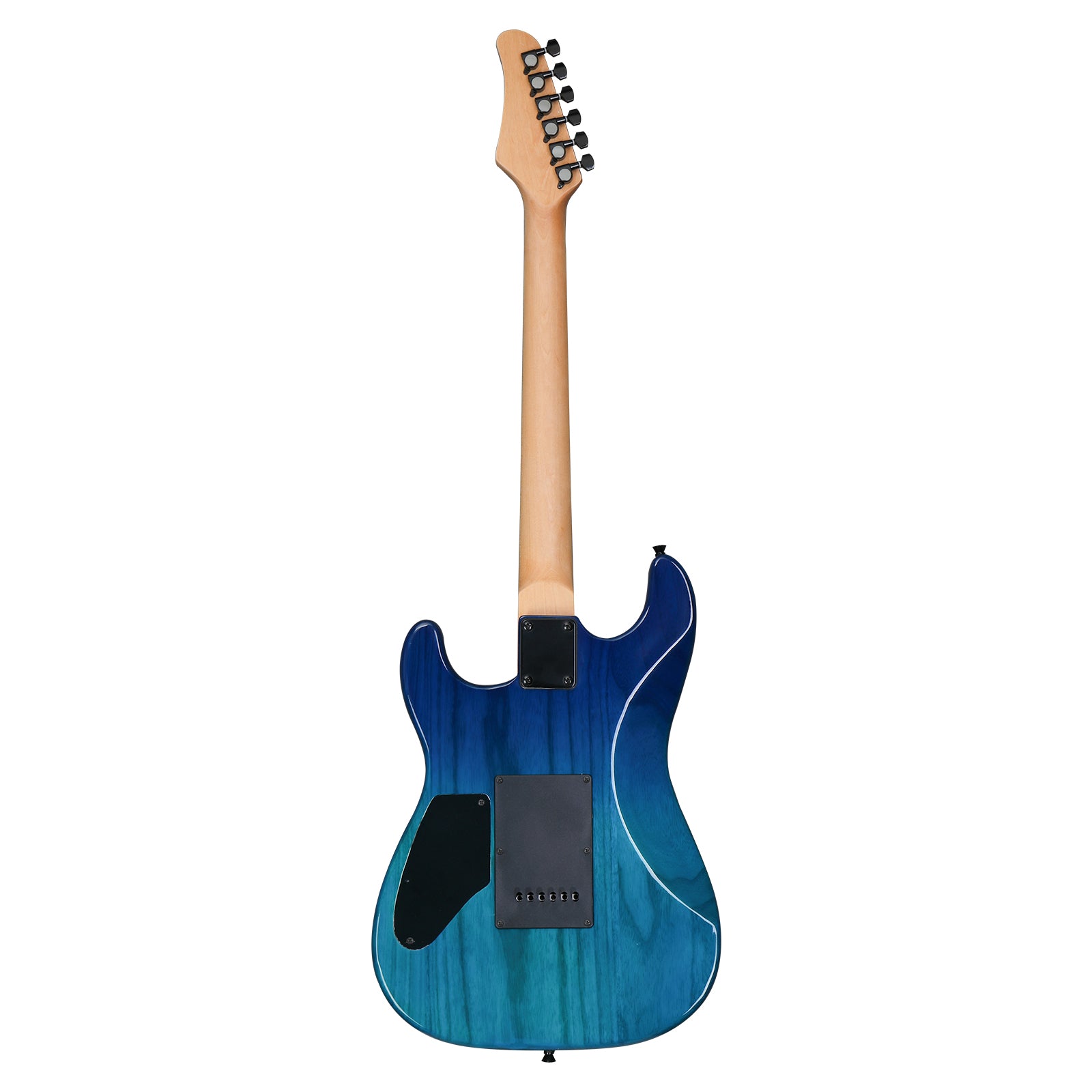 Szzzp 39in Electric Guitar H-H Pickups Trans Blue suit for Heavier Rock