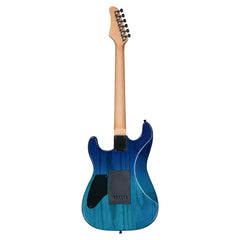 Szzzp 39in Electric Guitar H-H Pickups Trans Blue suit for Heavier Rock
