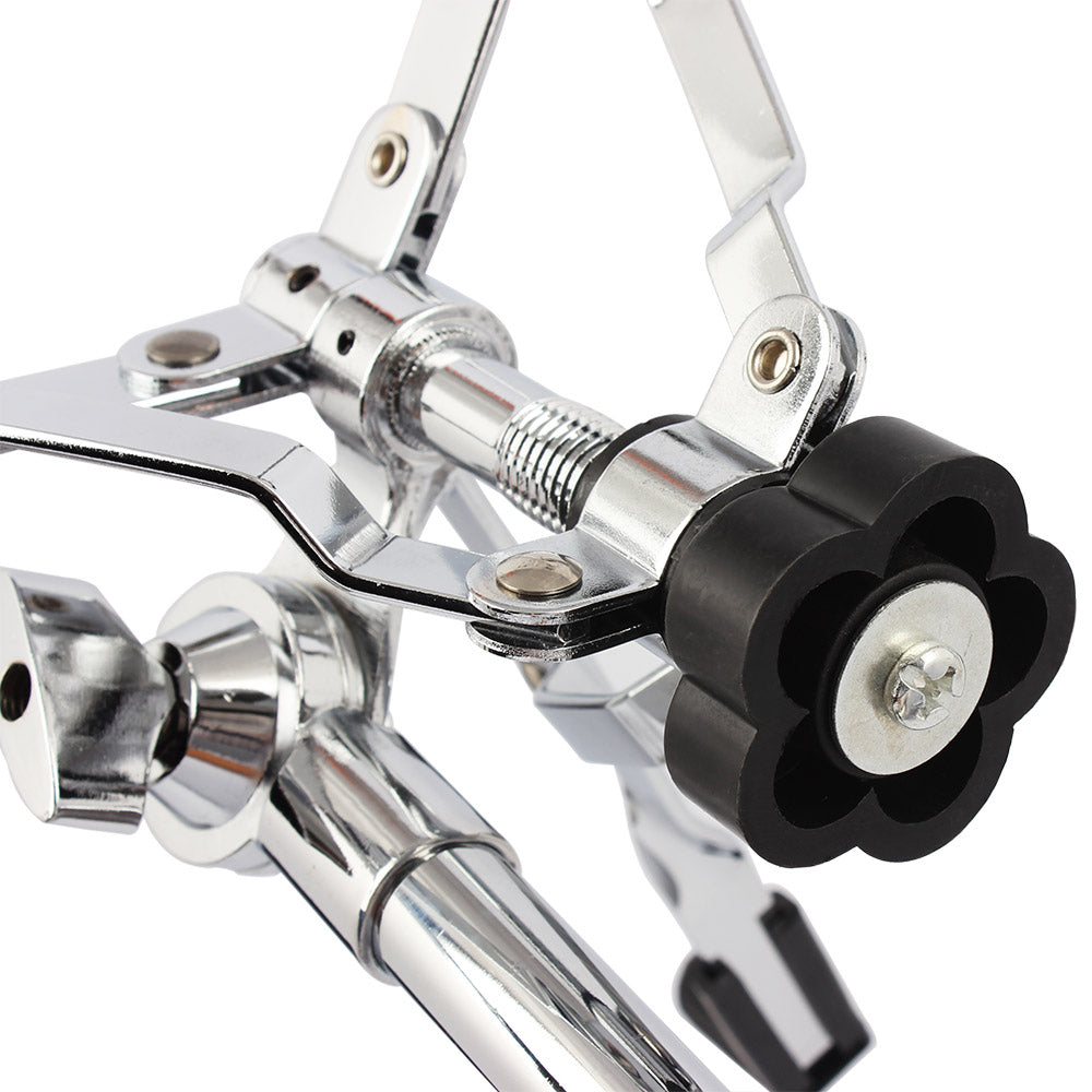 Szzzp Chrome Plated Dumb Snare Drum Stand Tripod Silver