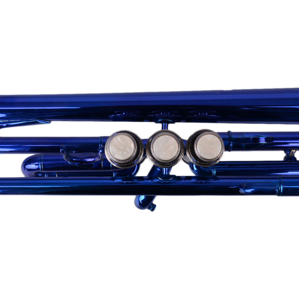 Szzzp Brass B Flat Trumpet Gloves Set Blue