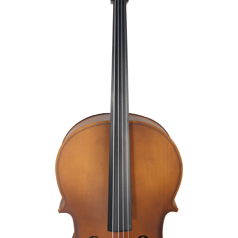 Szzzp 4/4 Acoustic Cello Case Bow Rosin Wood