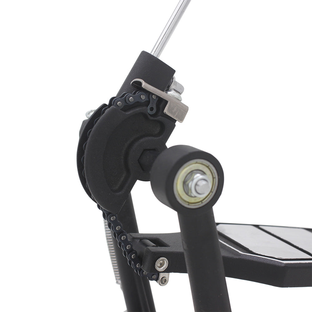 Szzzp Professional Drum Pedal Hammerhead for Adult Drum Set Black