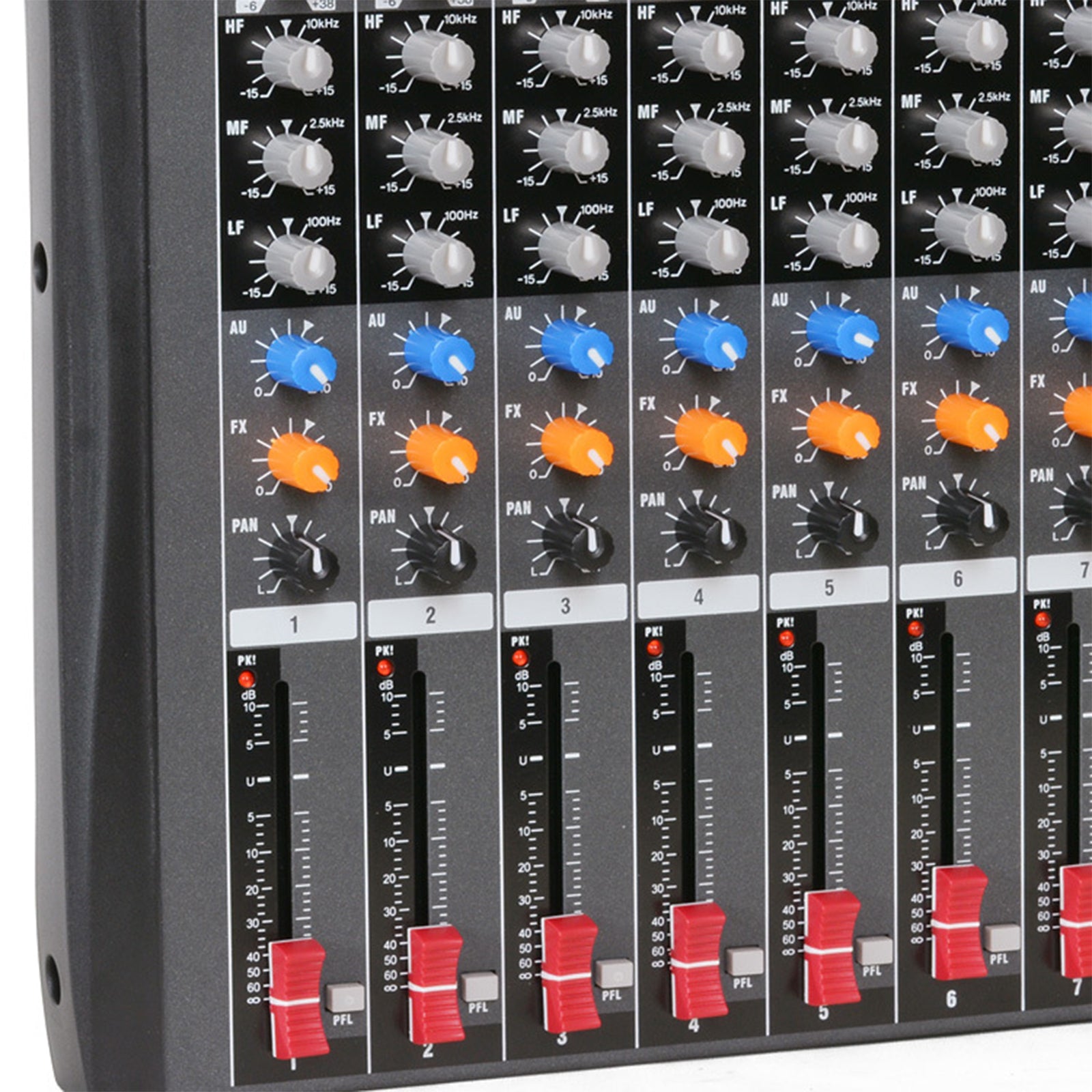 Szzzp Digital 16-Channel Mixer Sound Board Console Wireless Live Studio Audio Mixer Power Mixing USB (110V-220V)