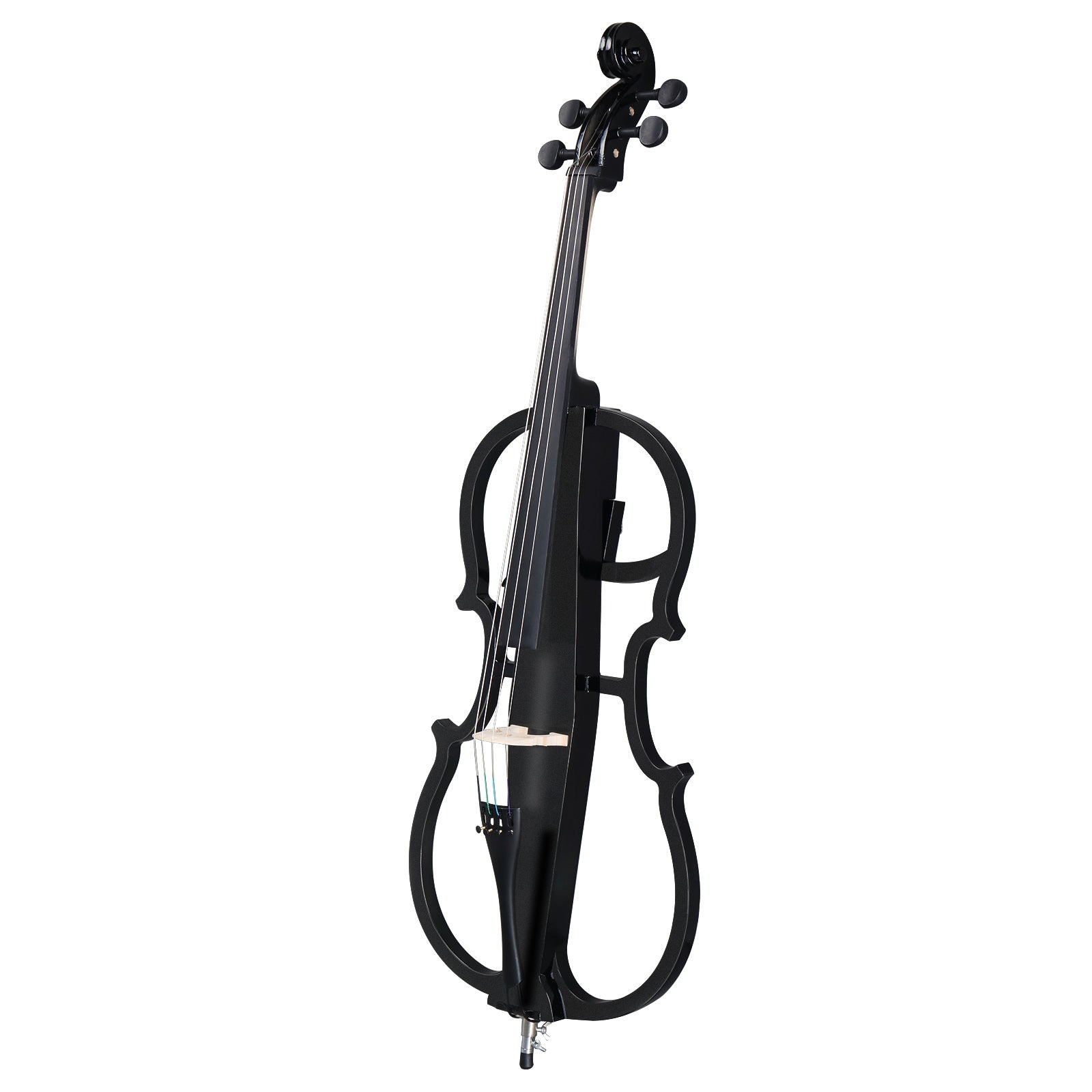 Szzzp Full Size 4/4 Electric Style Cello with Case Bow Rosin Earphone Connecting line