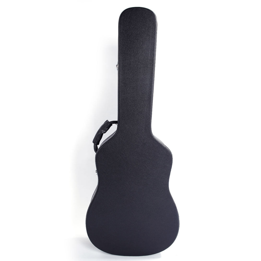 Szzzp 41" Folk Guitar Hardshell Carrying Case Fits Most Acoustic Guitars Microgroove Flat - Black