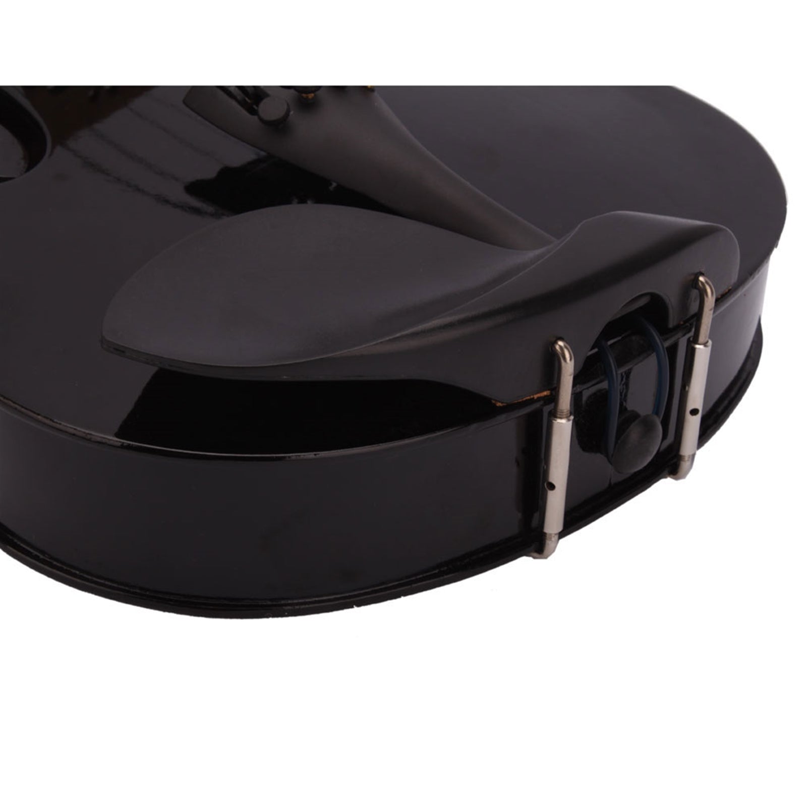 Szzzp 4/4 Acoustic Violin Case Bow Rosin Black