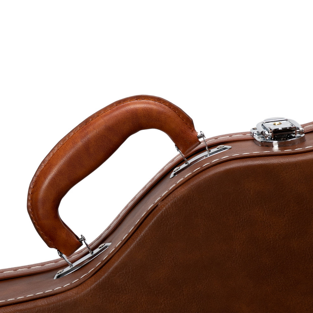 Szzzp Hard-Shell Electric Guitar Case for GLP Style Electric Guitar Bulge Surface - Brown