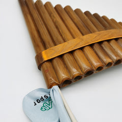 Muspor 15 pipe G-tuned bamboo pan flute made of bamboo