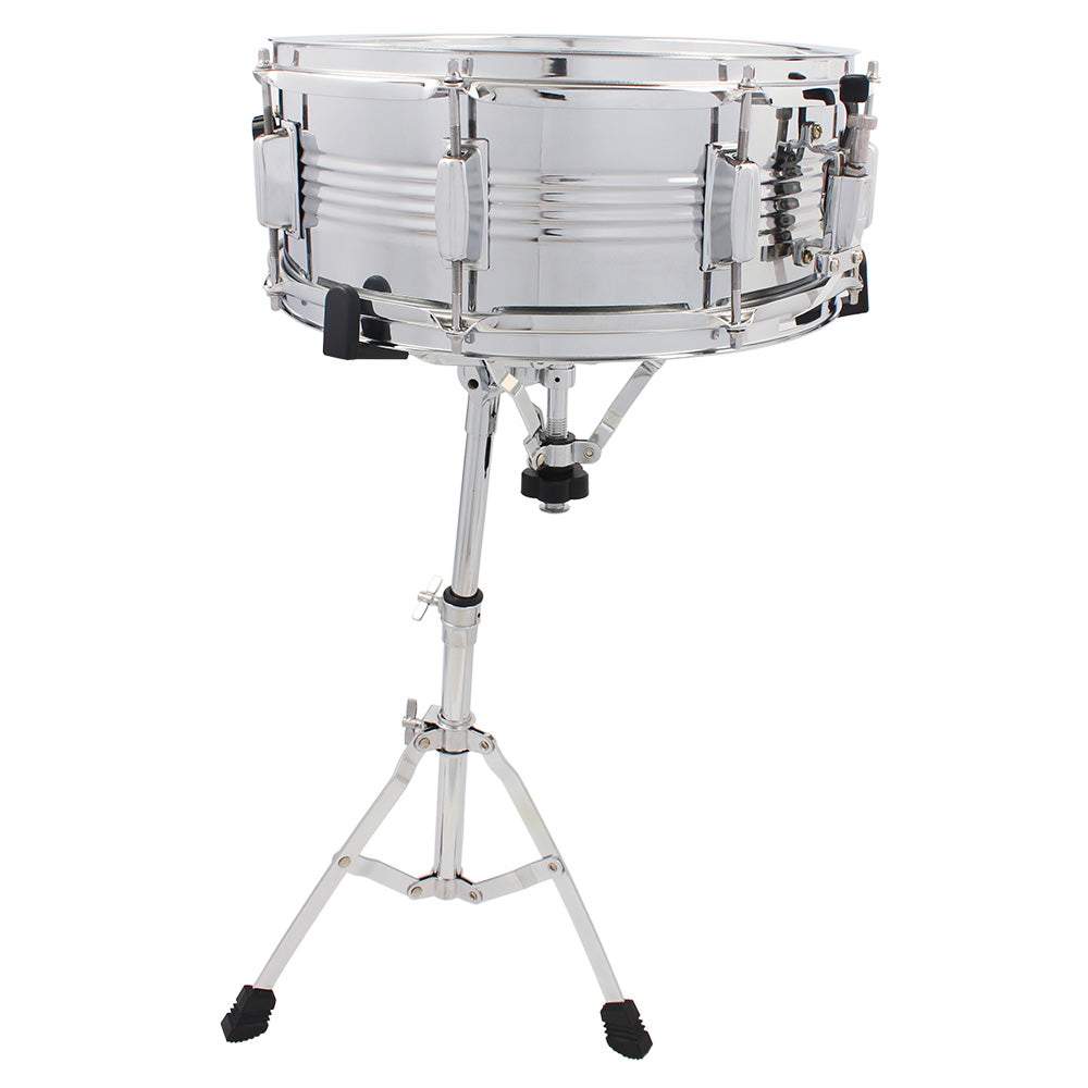 Szzzp Chrome Plated Dumb Snare Drum Stand Tripod Silver