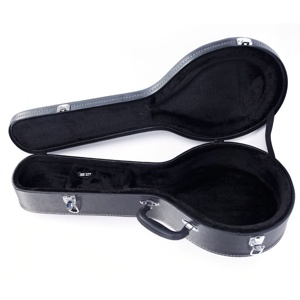 Szzzp Full Size 4/4 Bunnel Edge Electric Silent Violin with Case Bow Rosin Headphone Connecting Line Black