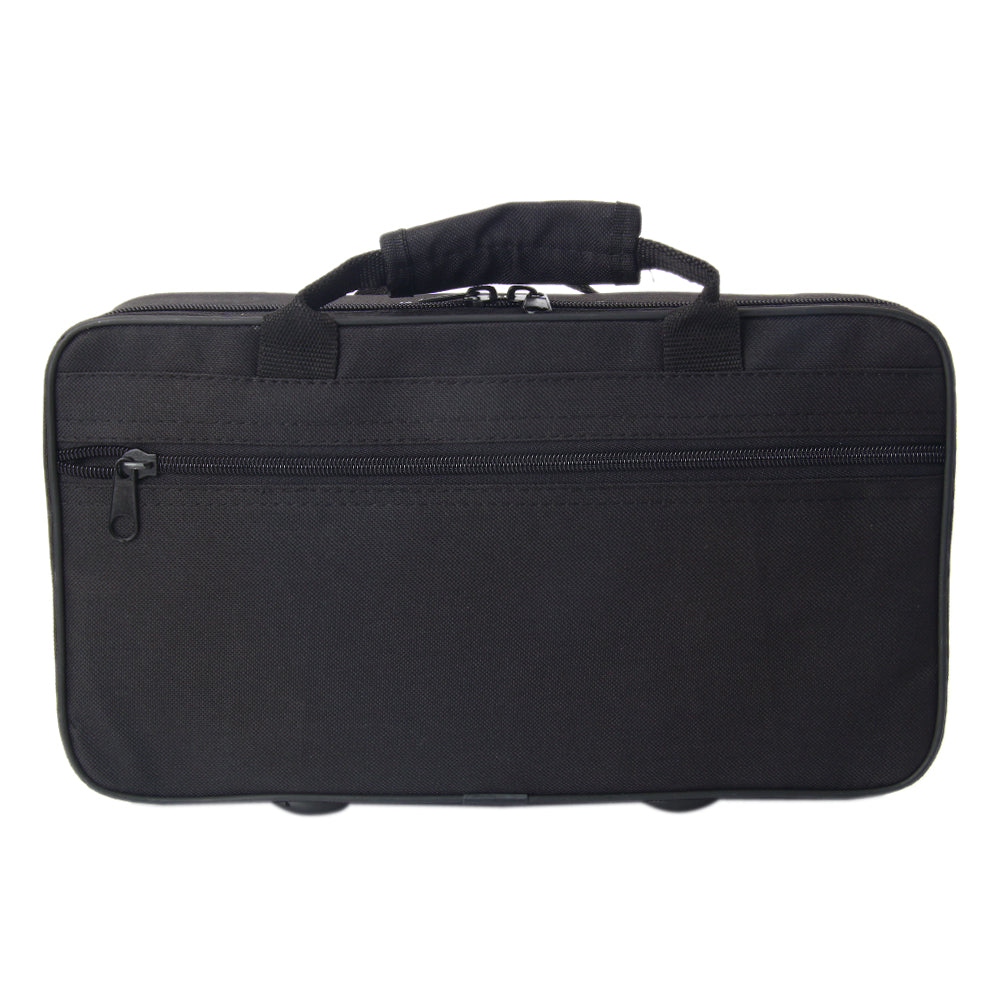 Szzzp Portable Lightweight Square Messenger Case for Clarinet Black