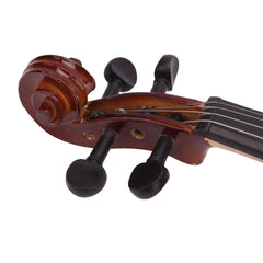 Szzzp 4/4 Acoustic Violin Case Bow Rosin Natural