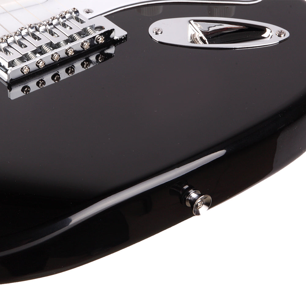 Szzzp Rosewood Fingerboard Electric Guitar Black - White