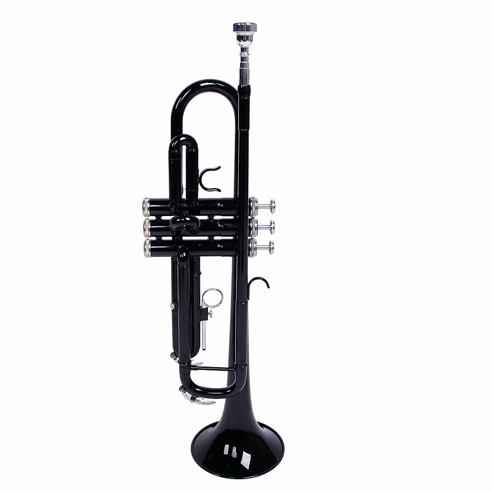 Szzzp Nickel Plating Trumpet Gloves Set Black