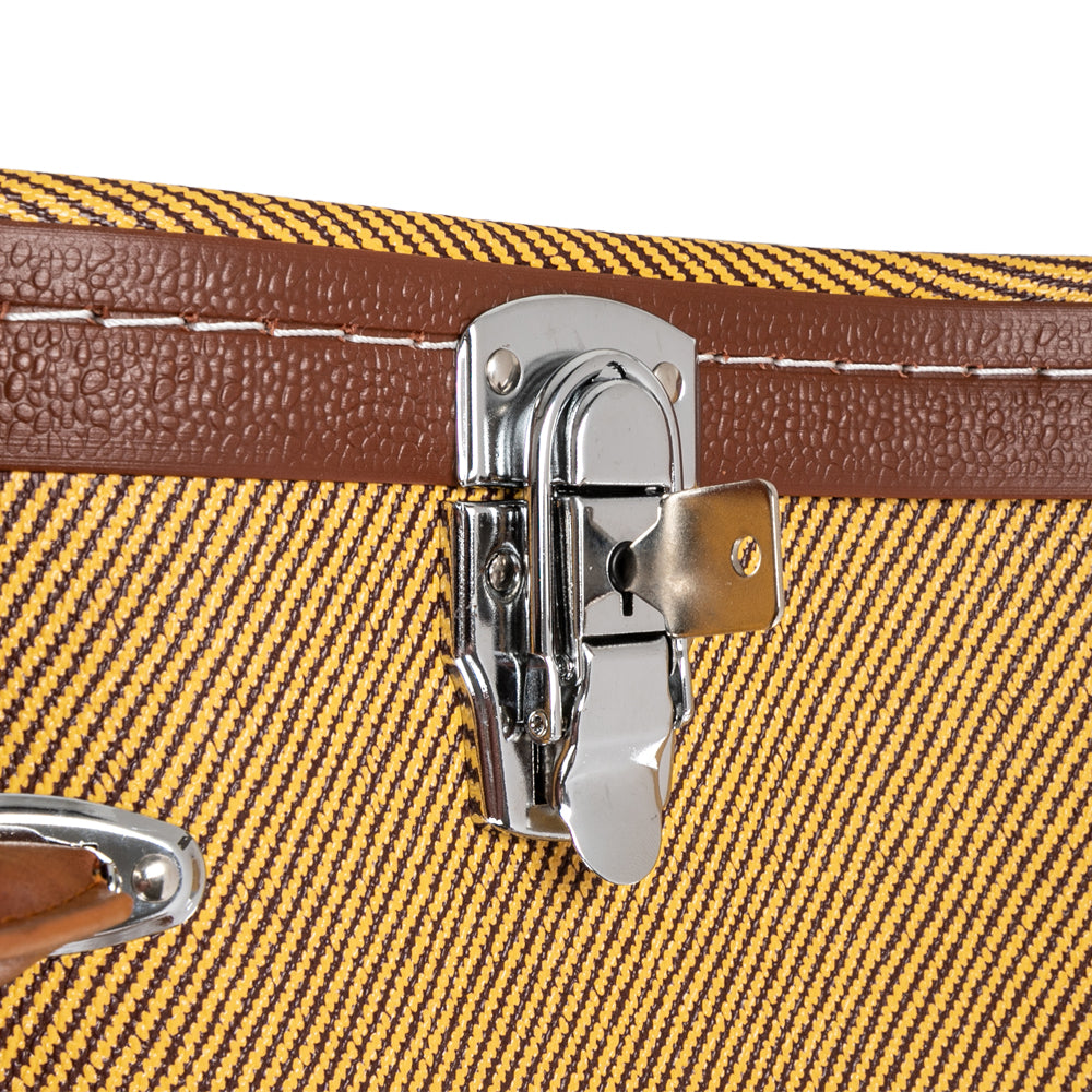 Szzzp 41" Folk Guitar Hardshell Carrying Case Fits Most Acoustic Guitars Microgroove Flat - Yellow