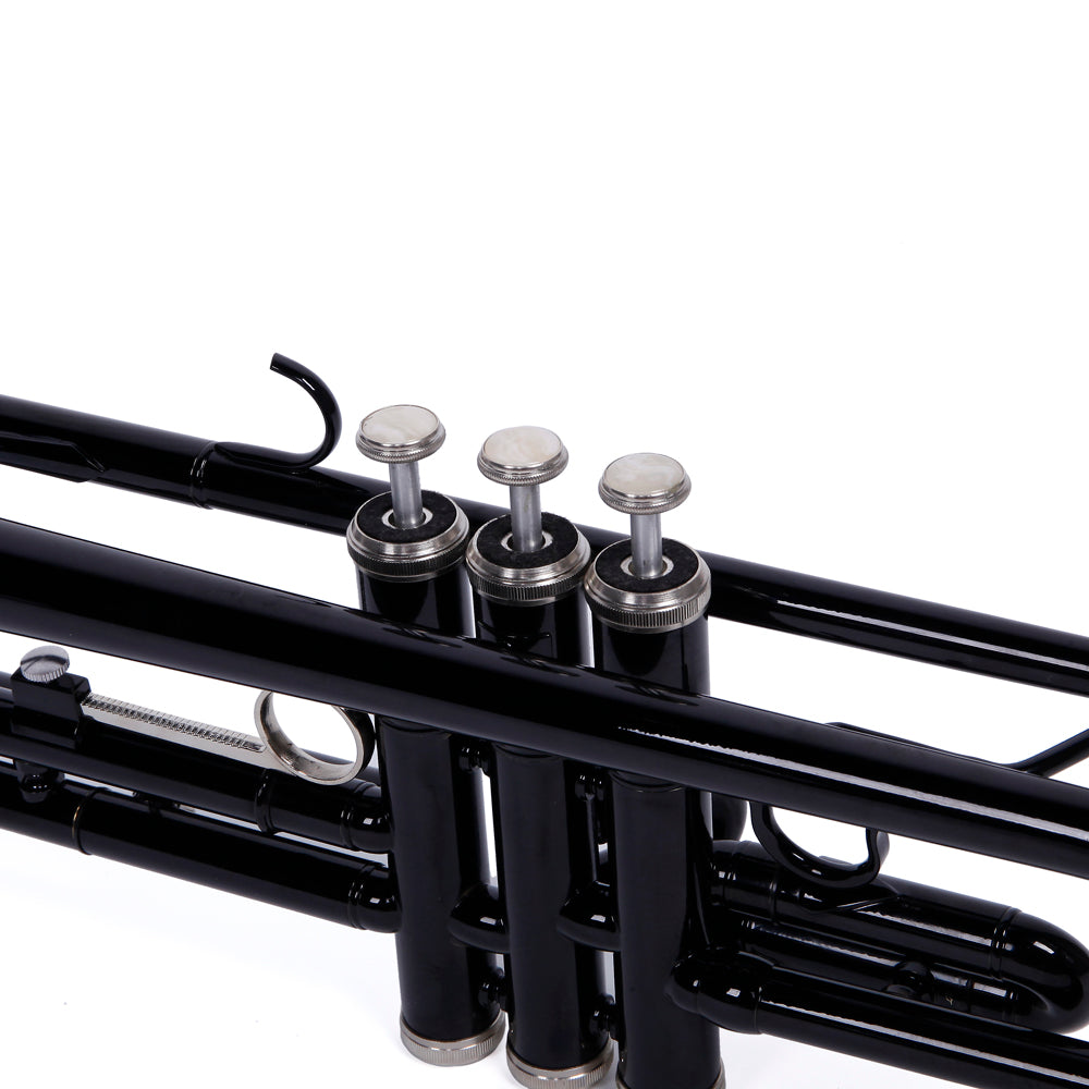 Szzzp Nickel Plating Trumpet Gloves Set Black