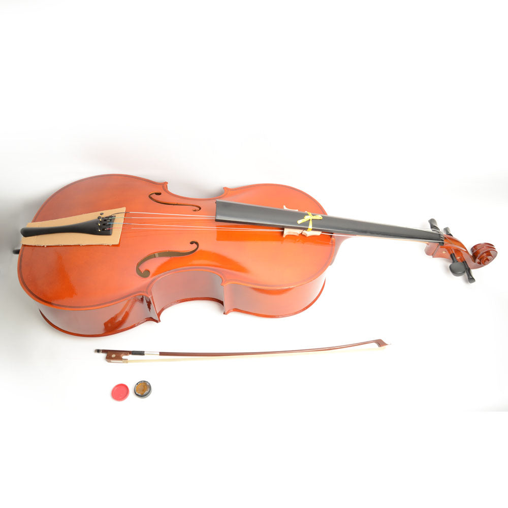 Szzzp 4/4 Retro Style Cello Case Bow Rosin