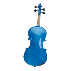 Szzzp 4/4 Acoustic Violin Case Bow Rosin Dark Blue