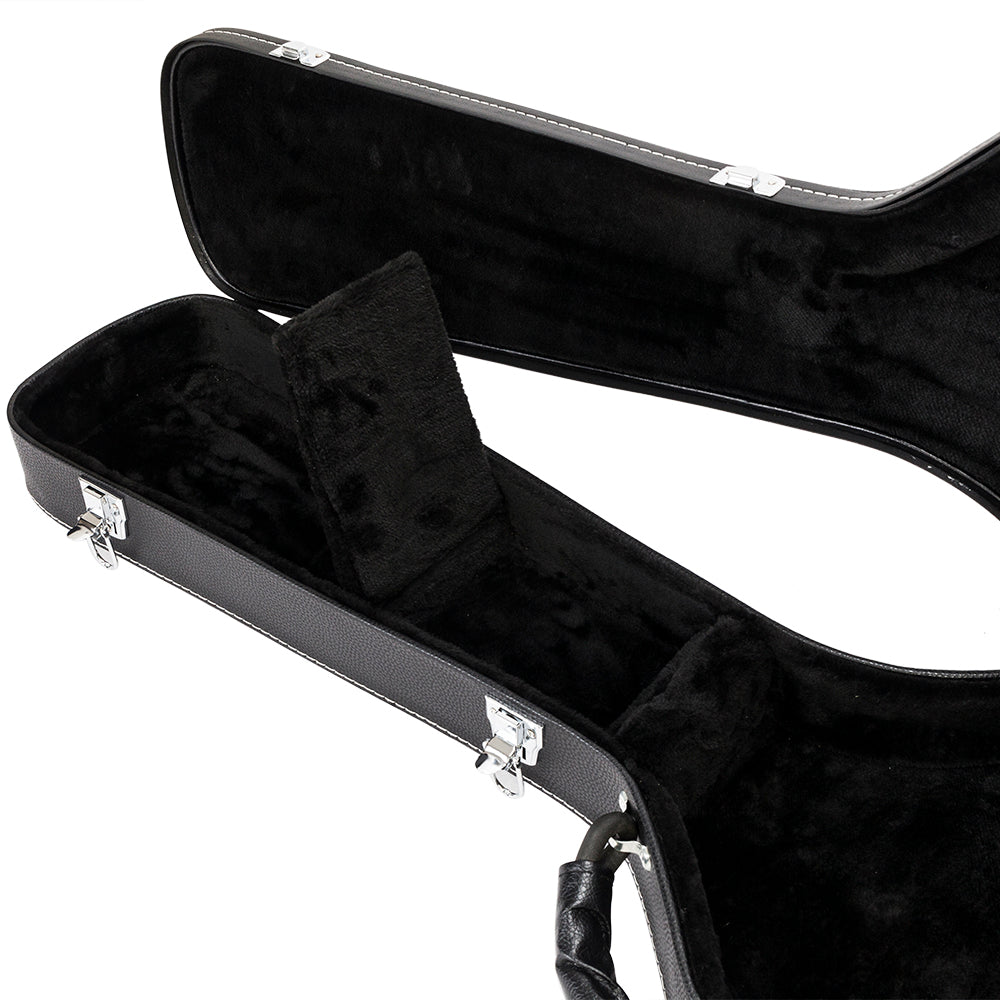 Szzzp  High Grade Electric Bass Microgroove Hard Case Black