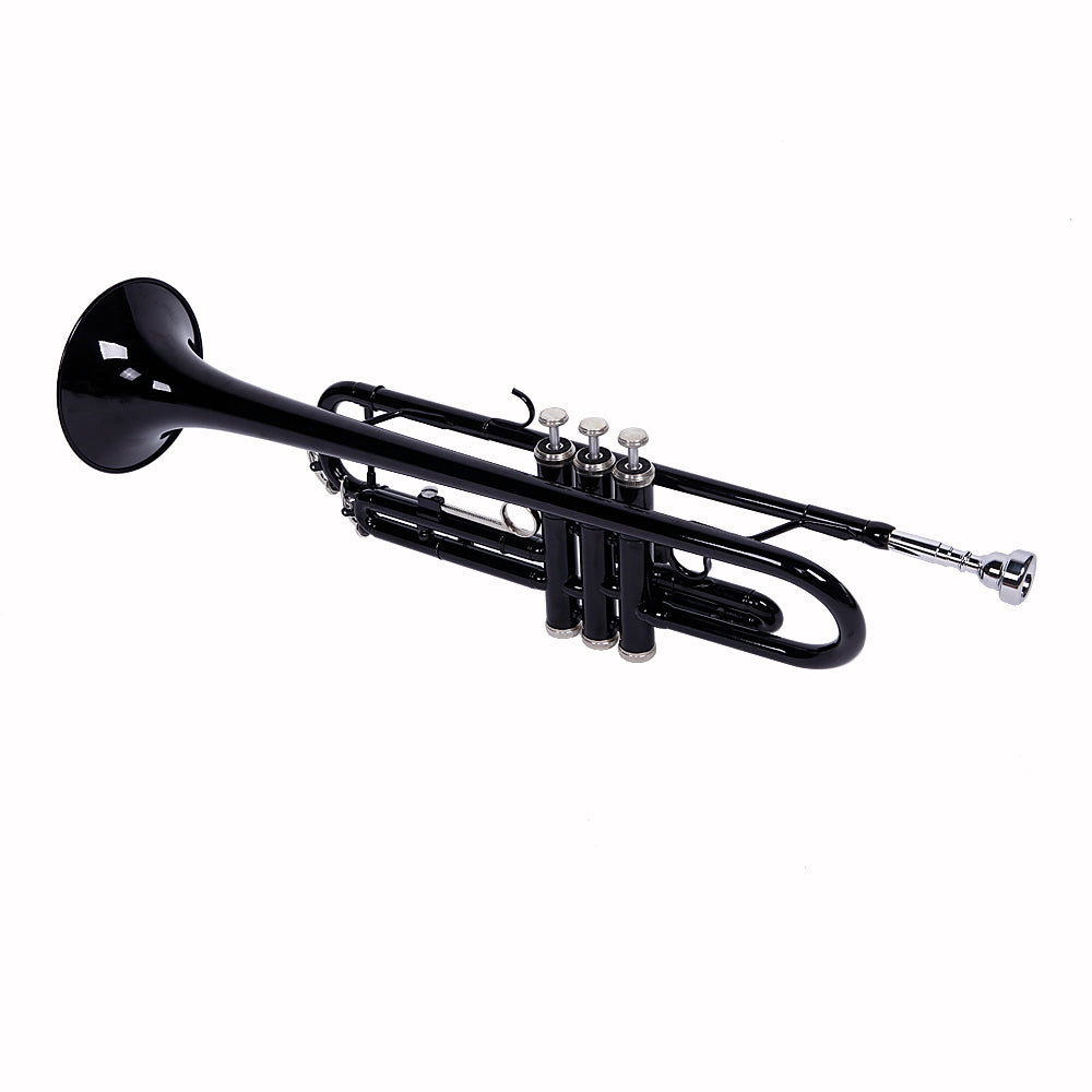 Szzzp Nickel Plating Trumpet Gloves Set Black