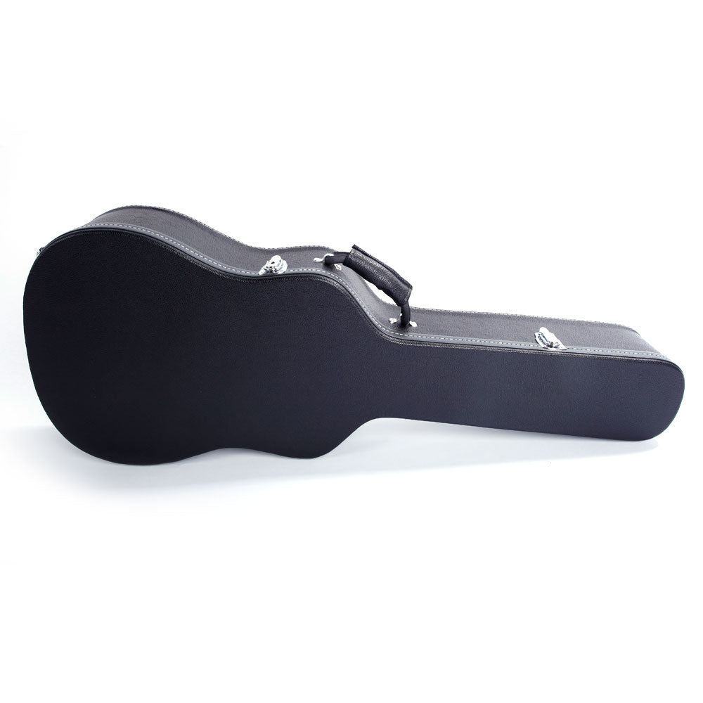 Szzzp 41" Folk Guitar Hardshell Carrying Case Fits Most Acoustic Guitars Microgroove Flat - Black