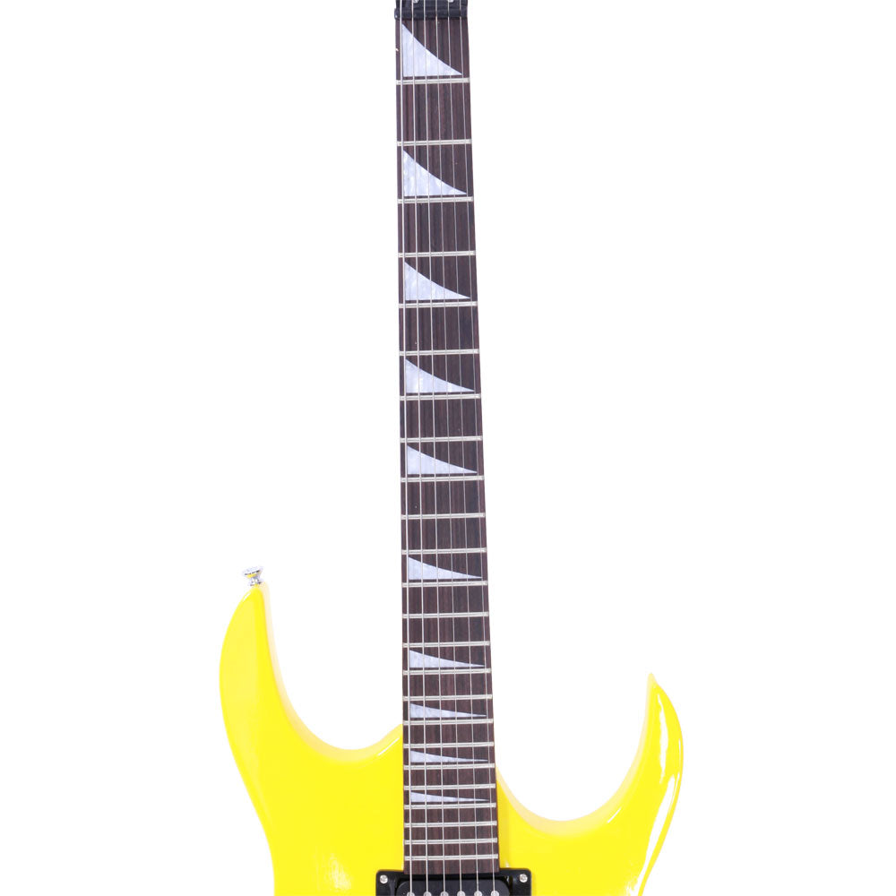 Szzzp Novice Entry Level 170 Electric Guitar HSH Pickup Bag Strap Paddle Rocker Cable Wrench Tool - Yellow