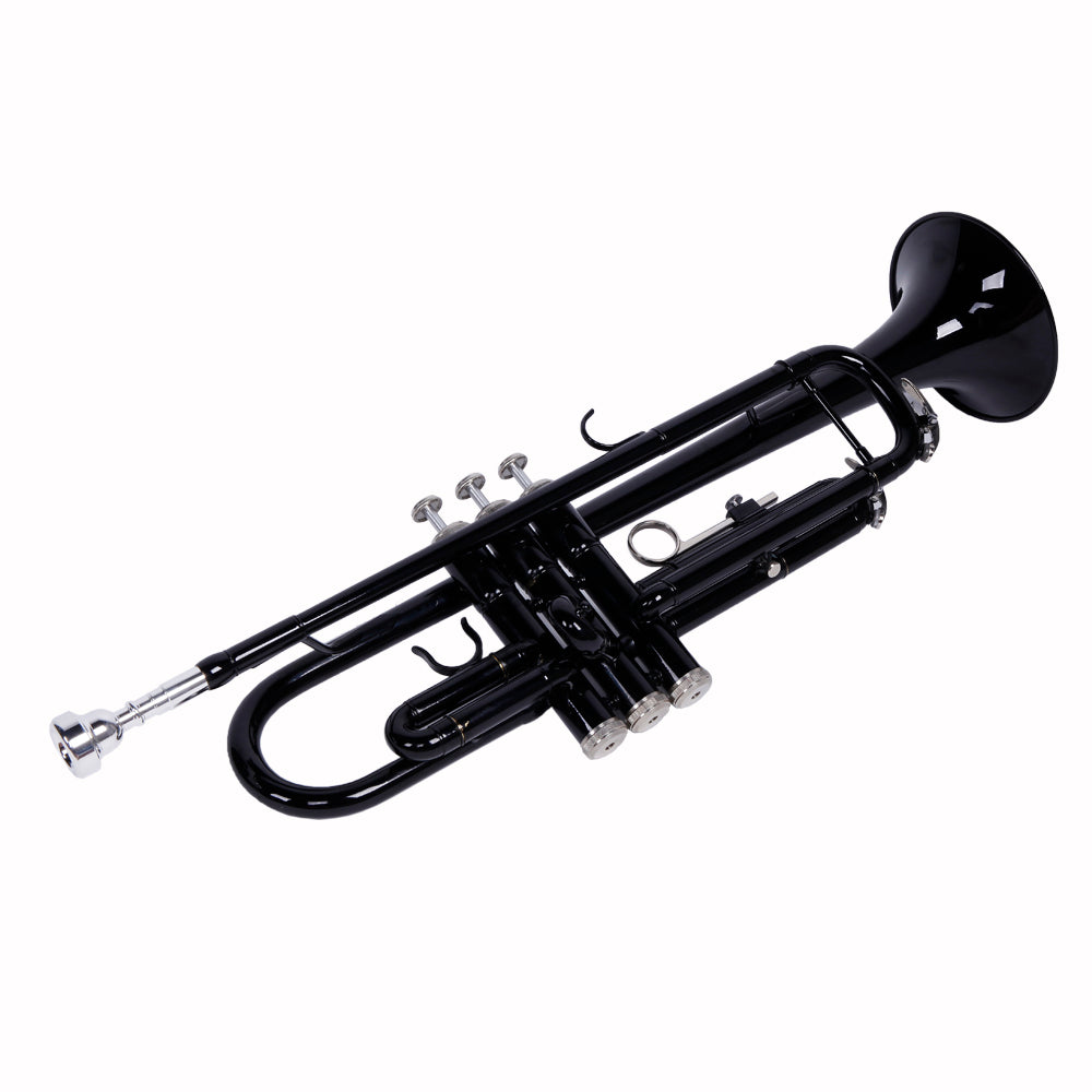 Szzzp Nickel Plating Trumpet Gloves Set Black
