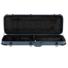 Szzzp Electric Guitar Square PU Hard Case with Protective Sleeve Fits ST TL Burning fire 170 Style Electric Guitar - Blue