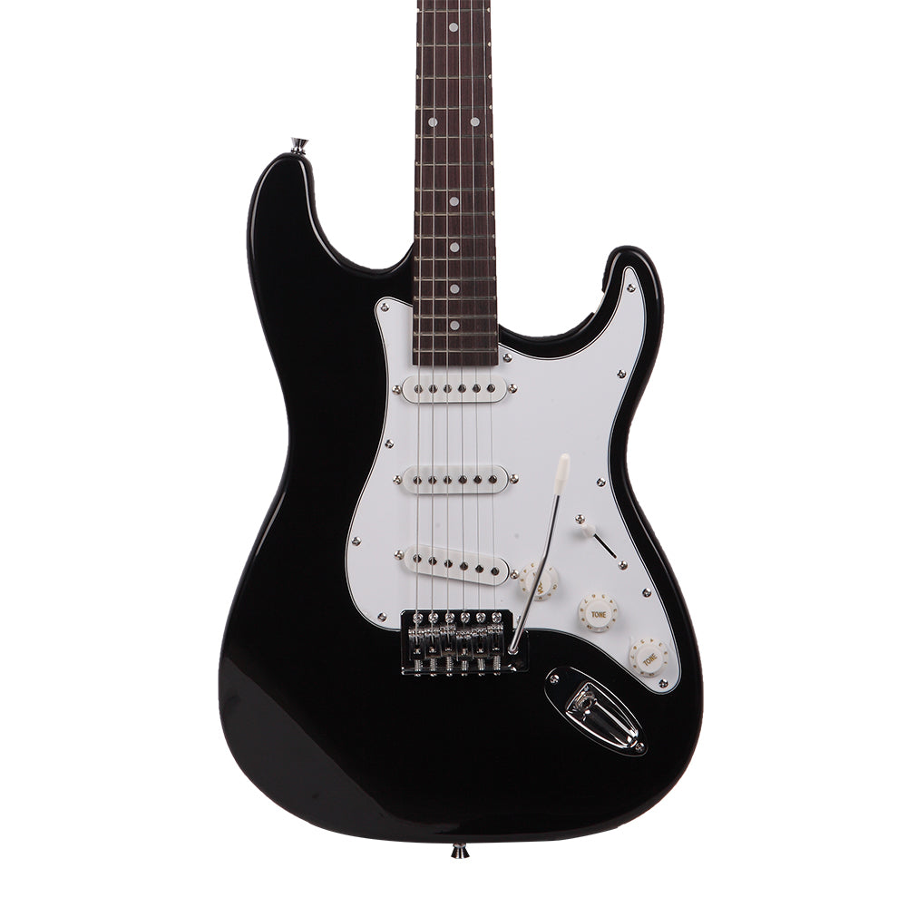 Szzzp Rosewood Fingerboard Electric Guitar Black - White