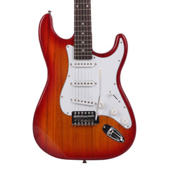 Szzzp Rosewood Fingerboard Electric Guitar Sunset Red