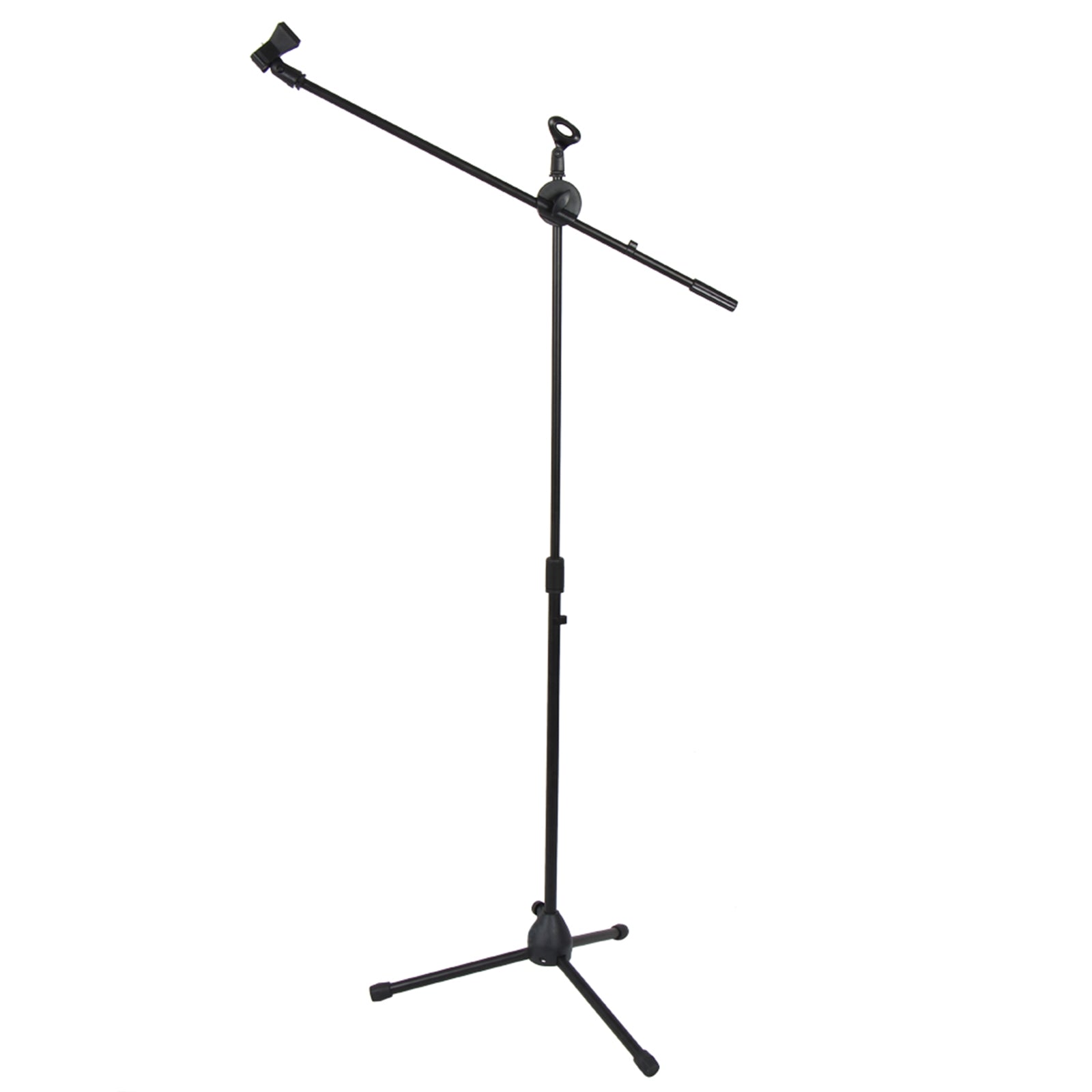 Szzzp FS-002 Folding Type Tripod Boom Microphone Mic Stand - Black