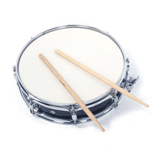 Szzzp 13x3.5 Inch Professional Snare Drum Drumsticks Drum Key Strap Set Black