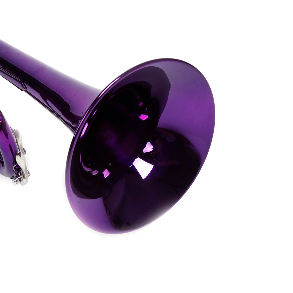 Szzzp Brass B Flat Trumpet Violet