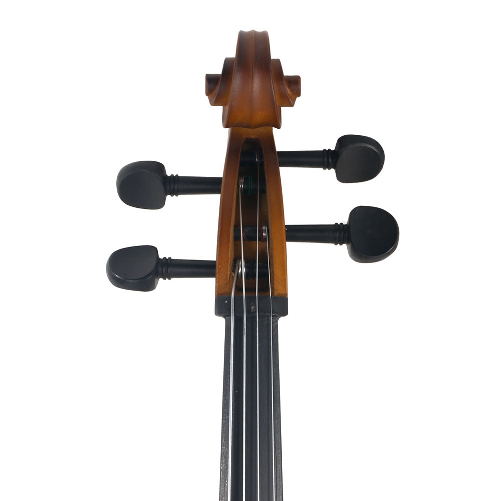 Szzzp 4/4 Acoustic Cello Case Bow Rosin Wood