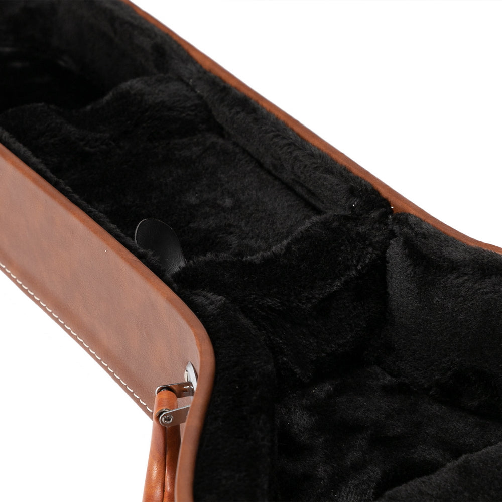 Szzzp Hard-Shell Electric Guitar Case for GLP Style Electric Guitar Bulge Surface - Brown