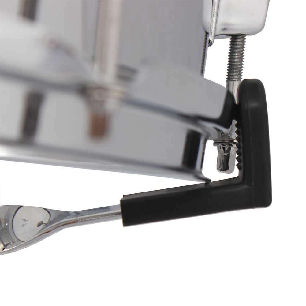 Szzzp Chrome Plated Dumb Snare Drum Stand Tripod Silver