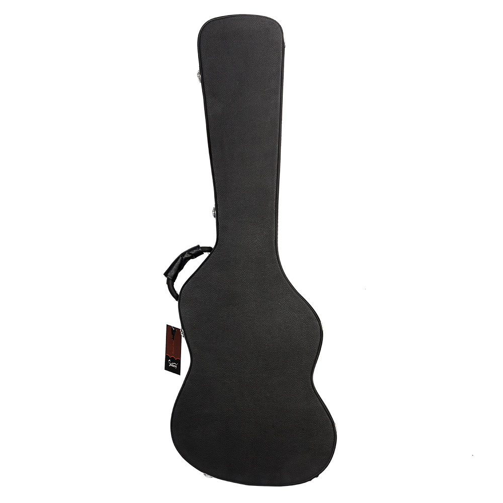 Szzzp  High Grade Electric Bass Microgroove Hard Case Black