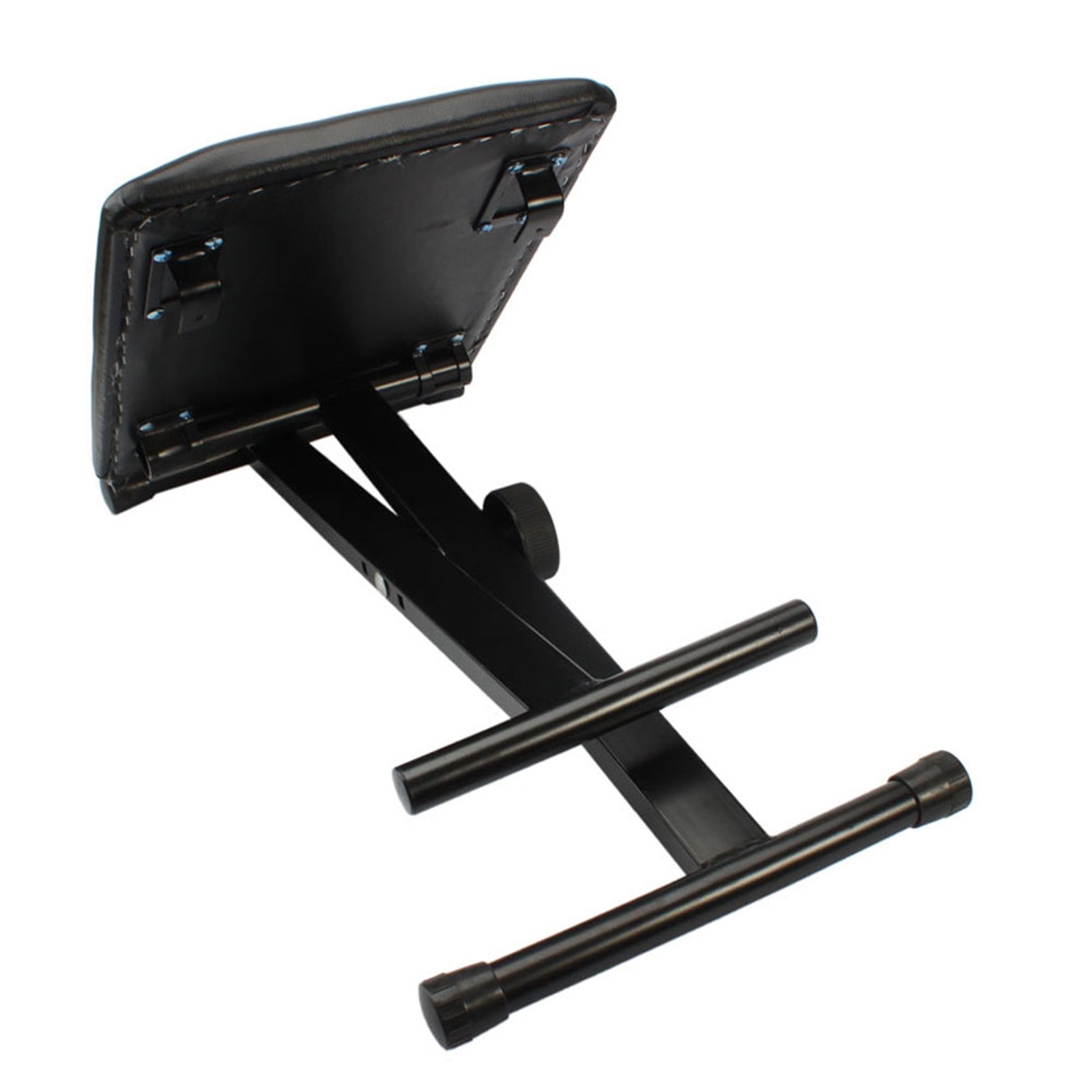 Szzzp Adjustable Folding Piano Bench Stool Seat Black