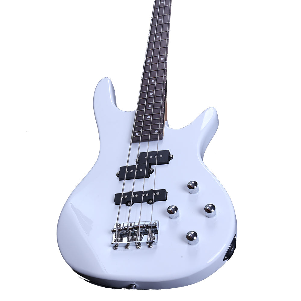 Szzzp Exquisite Stylish IB Bass with Power Line and Wrench Tool - White